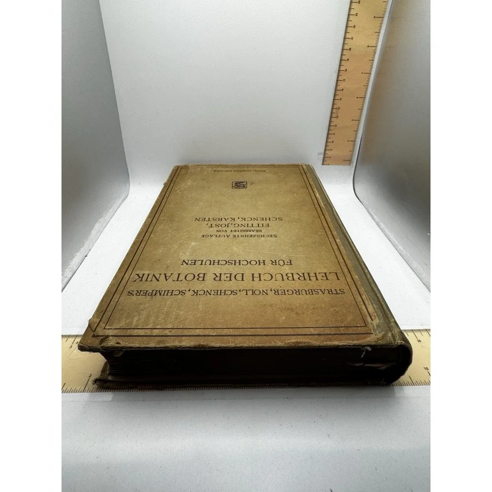 Lehrbuch Der Botanik Fur Hochschulen - German Botany Textbook 1923
